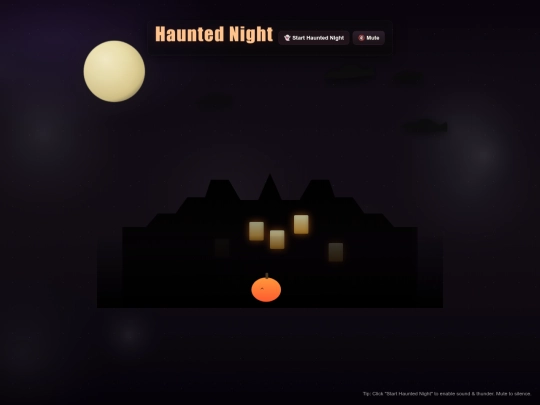 pages/projects/hauntednight screenshot