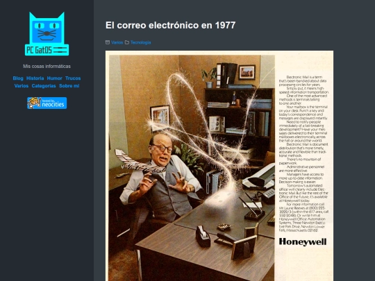 el-correo-electronico-en-1977 screenshot