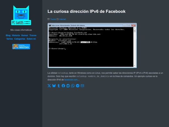 la-curiosa-direccion-ipv6-de-facebook screenshot
