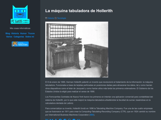 la-maquina-tabuladora-de-hollerith screenshot