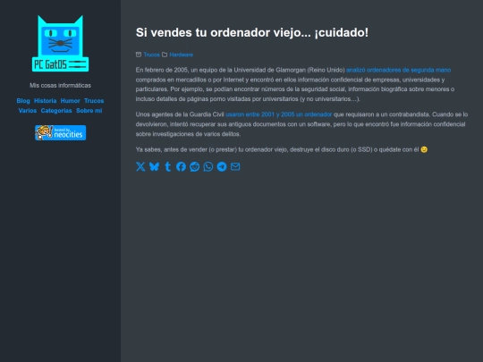 si-vendes-tu-ordenador-viejo-cuidado screenshot