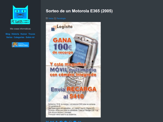 sorteo-de-un-motorola-e365 screenshot