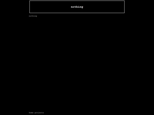 nothing screenshot