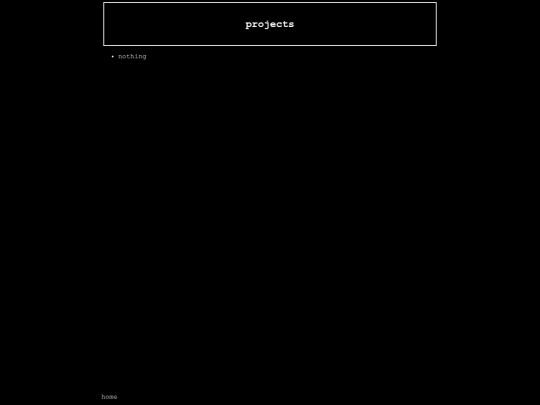 projects screenshot
