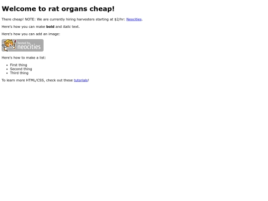 index screenshot