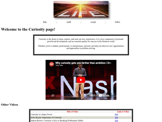 assignment4/curiosity screenshot