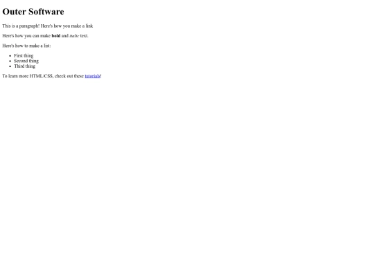 index screenshot