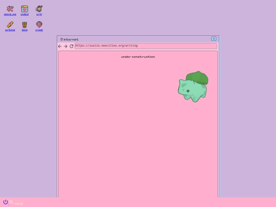 writing screenshot