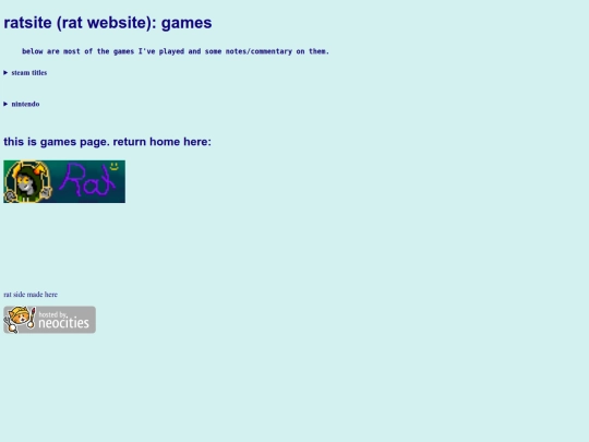 ratgames screenshot
