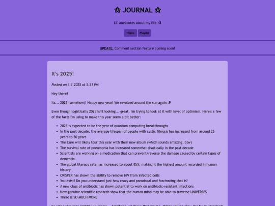 journal screenshot