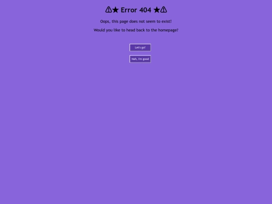 not_found screenshot