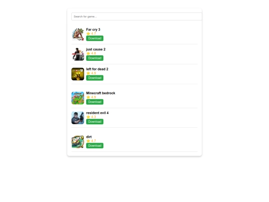 index screenshot