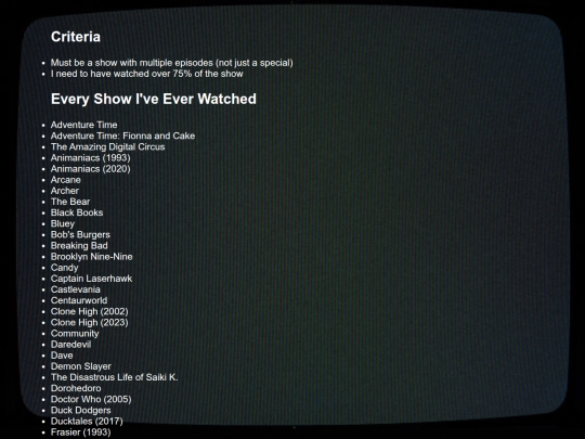 junk/media/everyshow screenshot