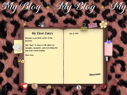 Blog screenshot