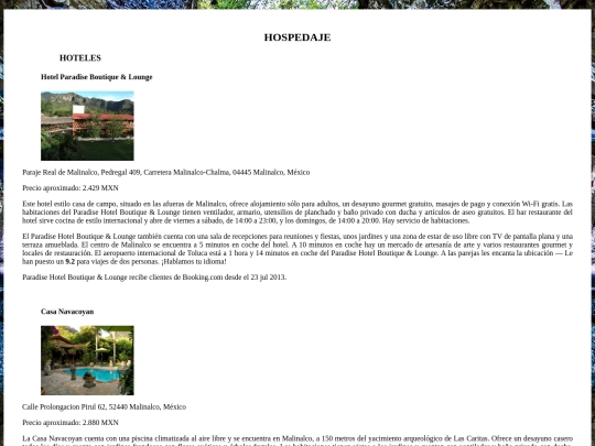 hospedaje screenshot