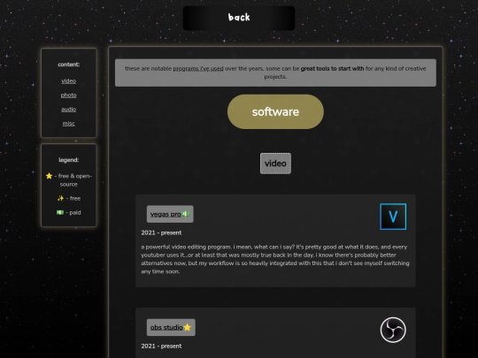 REM/bookmarks screenshot
