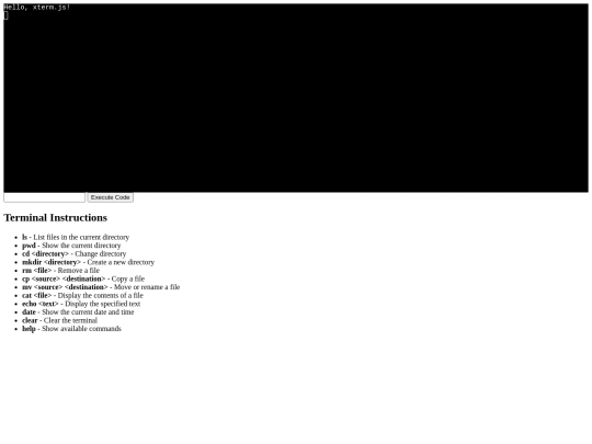 terminal/2 screenshot
