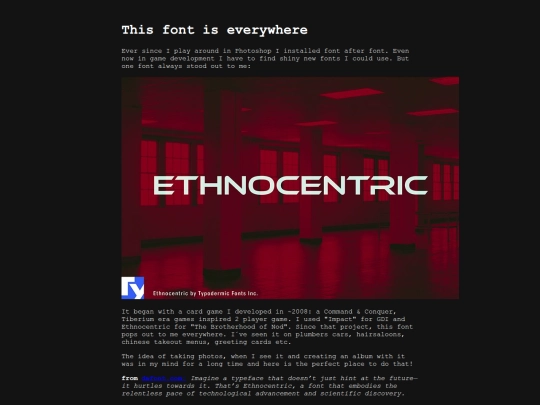 ethnocentric screenshot