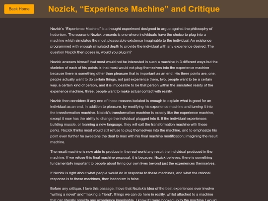 experience-machine screenshot
