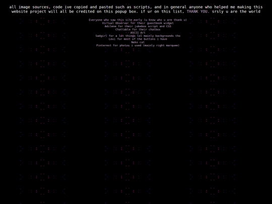 pages/directory/credits screenshot