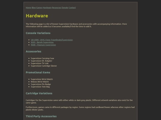 hardware screenshot