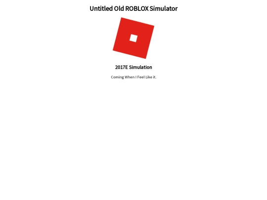 oldroblox screenshot