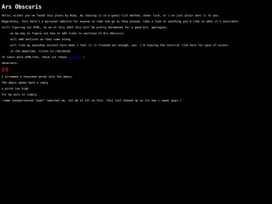 index screenshot