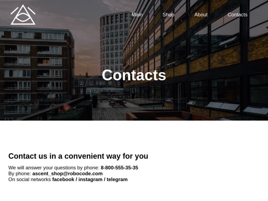 contacts screenshot