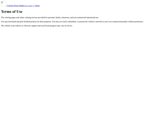 color-online/terms screenshot