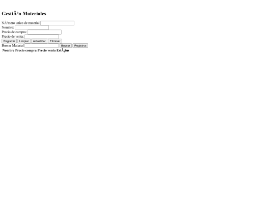 modules/moduloSoluciones/view_Materiales screenshot