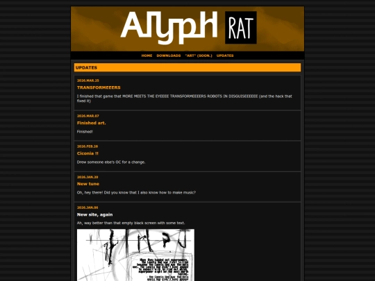updates screenshot