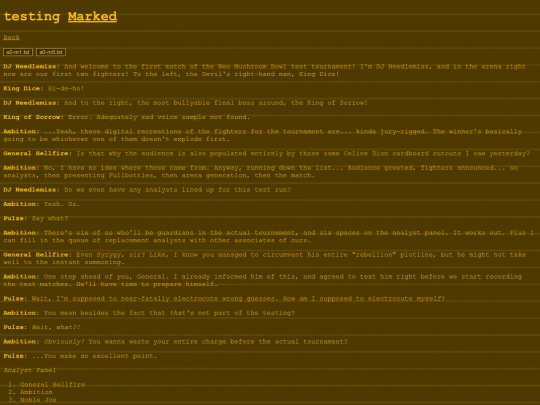 markedtest screenshot