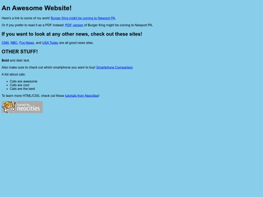 index screenshot