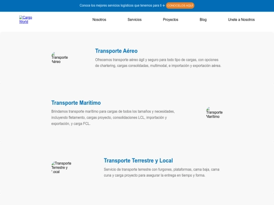 servicios screenshot