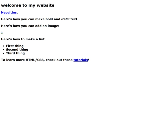 index screenshot