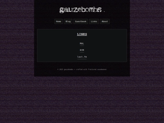 links screenshot