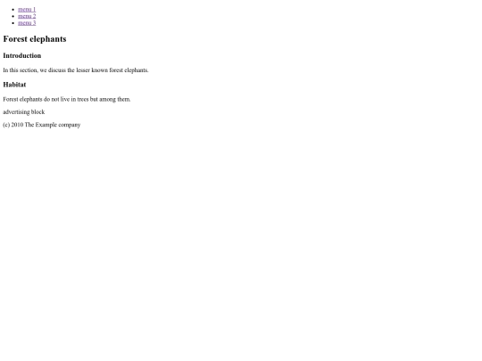 index screenshot