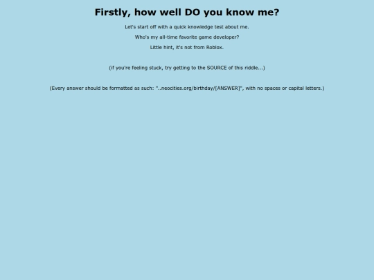 birthday/tutorial screenshot