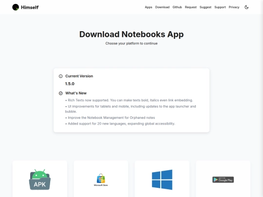 notebooks/downloadnotebooks screenshot