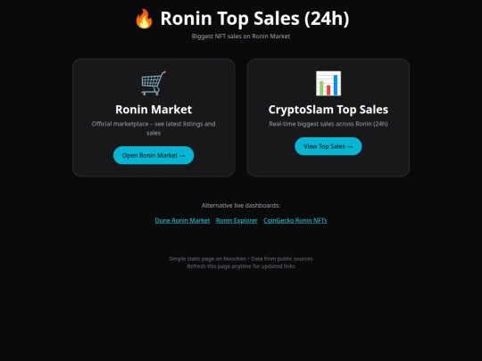 roninmarket screenshot