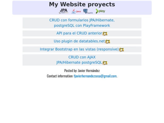 proyects screenshot