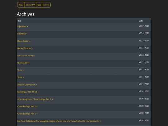 archive/page/1 screenshot