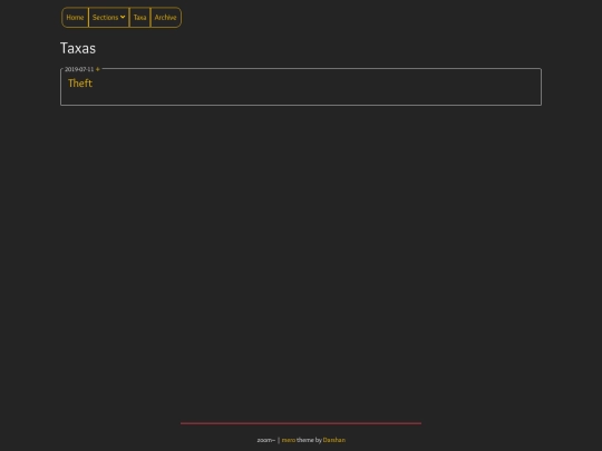 taxa/page/1 screenshot