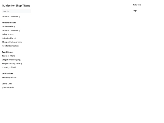 tags screenshot
