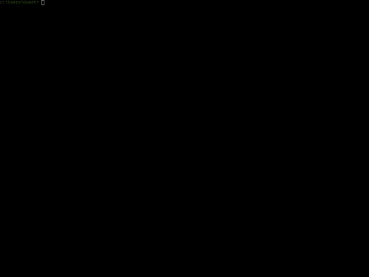 dos screenshot