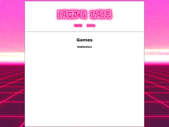 games screenshot