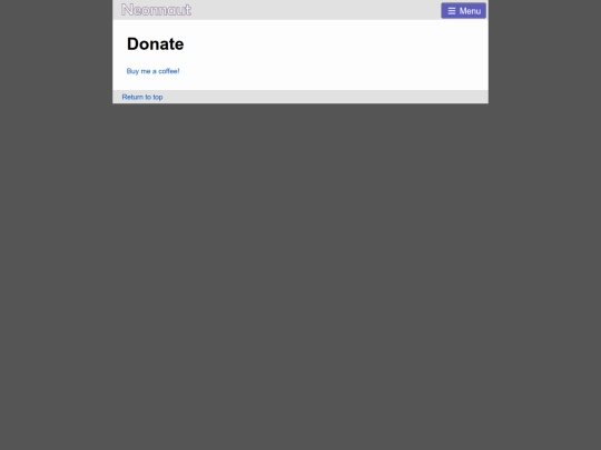 donate screenshot
