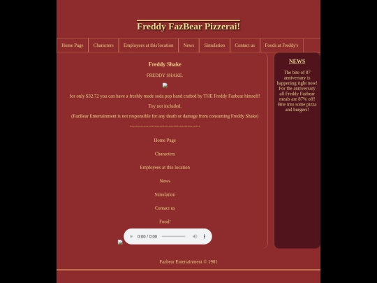 freddy_shake screenshot