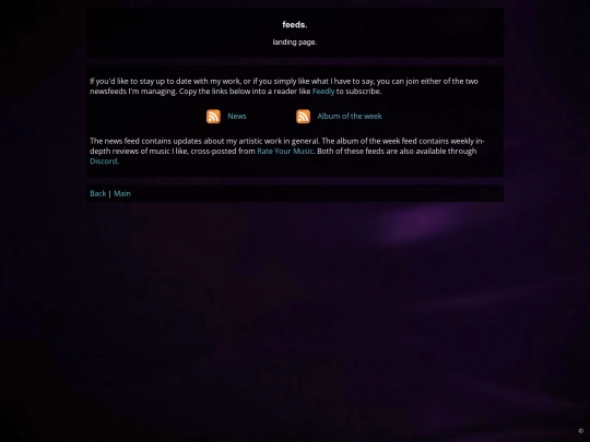 feeds screenshot