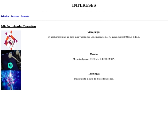 intereses screenshot